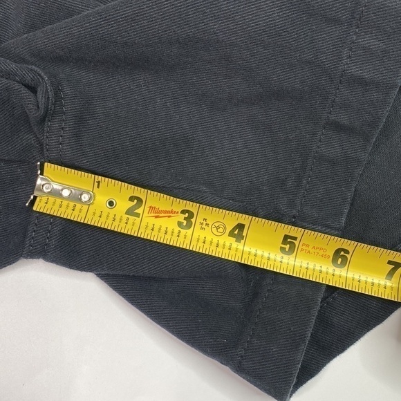 Vintage Christopher & Banks High Waist Black Denim Shorts Size 8 - Picture 5 of 7